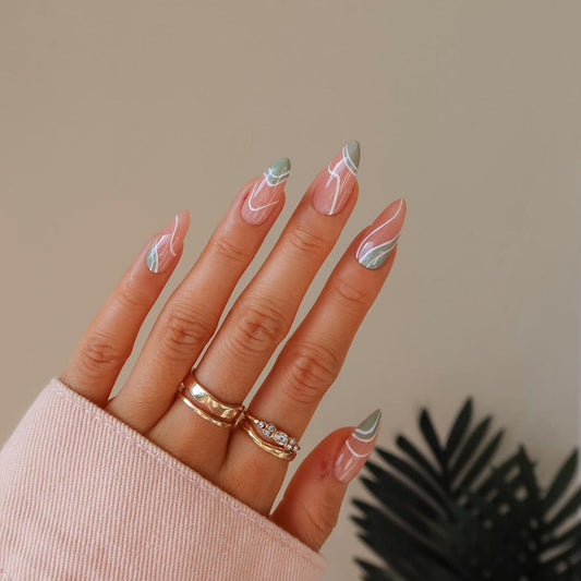 Mid-Length Pink Design Set