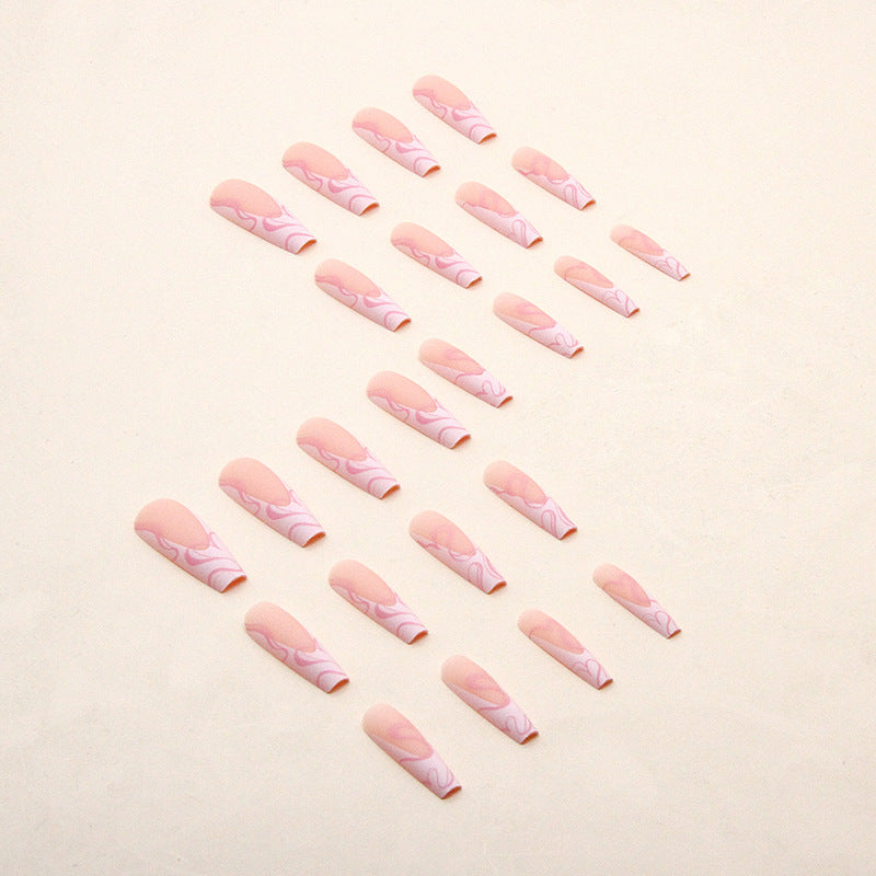 Heart Stripe Nail Set